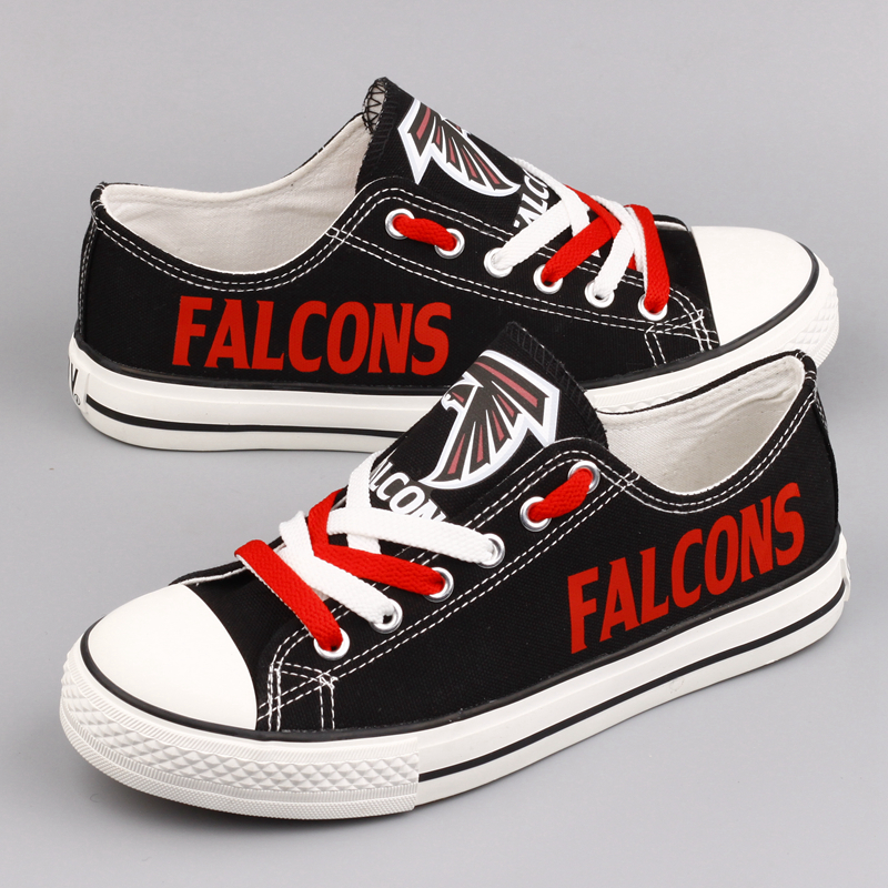 Women's Atlanta Falcons Repeat Print Low Top Sneakers 003